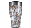 WraptorSkinz Skin Wrap compatible with 2017 and newer RTIC Tumblers 30oz Rusted Metal (TUMBLER NOT INCLUDED)