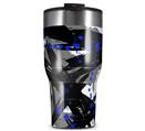 WraptorSkinz Skin Wrap compatible with 2017 and newer RTIC Tumblers 30oz Abstract 02 Blue (TUMBLER NOT INCLUDED)