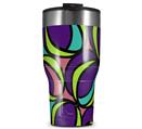WraptorSkinz Skin Wrap compatible with 2017 and newer RTIC Tumblers 30oz Crazy Dots 01 (TUMBLER NOT INCLUDED)
