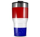 WraptorSkinz Skin Wrap compatible with 2017 and newer RTIC Tumblers 30oz Red White and Blue (TUMBLER NOT INCLUDED)