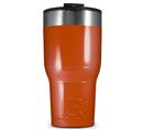 WraptorSkinz Skin Wrap compatible with 2017 and newer RTIC Tumblers 30oz Solids Collection Burnt Orange (TUMBLER NOT INCLUDED)