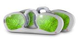 Decal Style Vinyl Skin Wrap 2 Pack for Nooz Glasses Rectangle Case Stardust Green  (NOOZ NOT INCLUDED)
