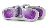Decal Style Vinyl Skin Wrap 2 Pack for Nooz Glasses Rectangle Case Stardust Purple  (NOOZ NOT INCLUDED)