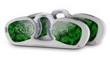 Decal Style Vinyl Skin Wrap 2 Pack for Nooz Glasses Rectangle Case St Patricks Clover Confetti  (NOOZ NOT INCLUDED)