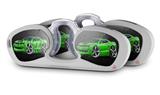 Decal Style Vinyl Skin Wrap 2 Pack for Nooz Glasses Rectangle Case 2010 Camaro RS Green  (NOOZ NOT INCLUDED)