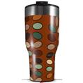 Skin Wrap Decal for 2017 RTIC Tumblers 40oz Leafy (TUMBLER NOT INCLUDED)