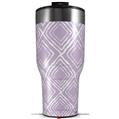 Skin Wrap Decal for 2017 RTIC Tumblers 40oz Wavey Lavender (TUMBLER NOT INCLUDED)