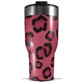 Skin Wrap Decal for 2017 RTIC Tumblers 40oz Leopard Skin Pink (TUMBLER NOT INCLUDED)