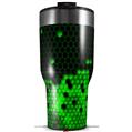 Skin Wrap Decal for 2017 RTIC Tumblers 40oz HEX Green (TUMBLER NOT INCLUDED)