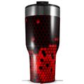 Skin Wrap Decal for 2017 RTIC Tumblers 40oz HEX Red (TUMBLER NOT INCLUDED)