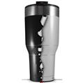 Skin Wrap Decal for 2017 RTIC Tumblers 40oz Ripped Colors Black Gray (TUMBLER NOT INCLUDED)