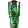 Skin Wrap Decal for 2017 RTIC Tumblers 40oz HEX Mesh Camo 01 Green Bright (TUMBLER NOT INCLUDED)