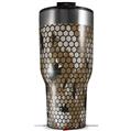 Skin Wrap Decal for 2017 RTIC Tumblers 40oz HEX Mesh Camo 01 Tan (TUMBLER NOT INCLUDED)