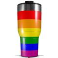 Skin Wrap Decal for 2017 RTIC Tumblers 40oz Rainbow Stripes (TUMBLER NOT INCLUDED)
