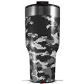Skin Wrap Decal for 2017 RTIC Tumblers 40oz WraptorCamo Digital Camo Gray (TUMBLER NOT INCLUDED)