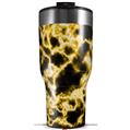 Skin Wrap Decal for 2017 RTIC Tumblers 40oz Electrify Yellow (TUMBLER NOT INCLUDED)