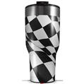 Skin Wrap Decal for 2017 RTIC Tumblers 40oz Checkered Racing Flag (TUMBLER NOT INCLUDED)