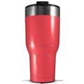 Skin Wrap Decal for 2017 RTIC Tumblers 40oz Solids Collection Coral (TUMBLER NOT INCLUDED)