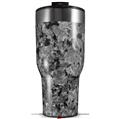 Skin Wrap Decal for 2017 RTIC Tumblers 40oz Marble Granite 02 Speckled Black Gray (TUMBLER NOT INCLUDED)