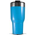 Skin Wrap Decal for 2017 RTIC Tumblers 40oz Solid Color Blue Neon (TUMBLER NOT INCLUDED)