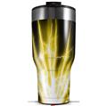 Skin Wrap Decal for 2017 RTIC Tumblers 40oz Lightning Yellow (TUMBLER NOT INCLUDED)