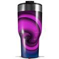 Skin Wrap Decal for 2017 RTIC Tumblers 40oz Alecias Swirl 01 Purple (TUMBLER NOT INCLUDED)