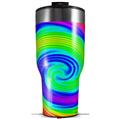 Skin Wrap Decal for 2017 RTIC Tumblers 40oz Rainbow Swirl (TUMBLER NOT INCLUDED)