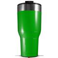 Skin Wrap Decal for 2017 RTIC Tumblers 40oz Solids Collection Green (TUMBLER NOT INCLUDED)