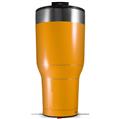 Skin Wrap Decal for 2017 RTIC Tumblers 40oz Solids Collection Orange (TUMBLER NOT INCLUDED)