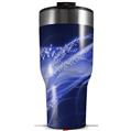 Skin Wrap Decal for 2017 RTIC Tumblers 40oz Mystic Vortex Blue (TUMBLER NOT INCLUDED)