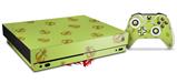 Skin Wrap compatible with XBOX One X Console and Controller Anchors Away Sage Green
