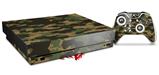 Skin Wrap compatible with XBOX One X Console and Controller WraptorCamo Digital Camo Timber