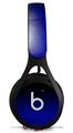 WraptorSkinz Skin Decal Wrap compatible with Beats EP Headphones Smooth Fades Blue Black Skin Only HEADPHONES NOT INCLUDED