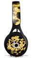 WraptorSkinz Skin Decal Wrap compatible with Beats EP Headphones Electrify Yellow Skin Only HEADPHONES NOT INCLUDED