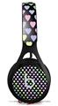 WraptorSkinz Skin Decal Wrap compatible with Beats EP Headphones Pastel Hearts on Black Skin Only HEADPHONES NOT INCLUDED