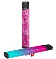 Skin Decal Wrap 2 Pack for Juul Vapes Triangle Mosaic Fuchsia JUUL NOT INCLUDED