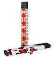 Skin Decal Wrap 2 Pack for Juul Vapes Boxed Red JUUL NOT INCLUDED