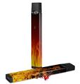 Skin Decal Wrap 2 Pack for Juul Vapes Fire on Black JUUL NOT INCLUDED