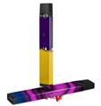 Skin Decal Wrap 2 Pack for Juul Vapes Ripped Colors Purple Yellow JUUL NOT INCLUDED