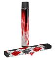 Skin Decal Wrap 2 Pack for Juul Vapes Lightning Red JUUL NOT INCLUDED