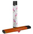 Skin Decal Wrap 2 Pack for Juul Vapes Flamingos on White JUUL NOT INCLUDED