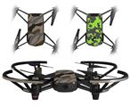 Skin Decal Wrap 2 Pack for DJI Ryze Tello Drone Camouflage Brown DRONE NOT INCLUDED