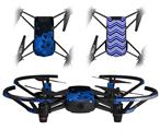 Skin Decal Wrap 2 Pack for DJI Ryze Tello Drone HEX Blue DRONE NOT INCLUDED
