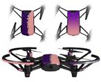 Skin Decal Wrap 2 Pack for DJI Ryze Tello Drone Ripped Colors Purple Pink DRONE NOT INCLUDED