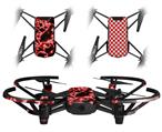 Skin Decal Wrap 2 Pack for DJI Ryze Tello Drone Electrify Red DRONE NOT INCLUDED