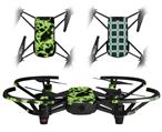Skin Decal Wrap 2 Pack for DJI Ryze Tello Drone Electrify Green DRONE NOT INCLUDED