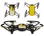 Skin Decal Wrap 2 Pack for DJI Ryze Tello Drone Lightning Yellow DRONE NOT INCLUDED