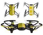 Skin Decal Wrap 2 Pack for DJI Ryze Tello Drone Stardust Yellow DRONE NOT INCLUDED