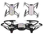 Skin Decal Wrap 2 Pack for DJI Ryze Tello Drone Neon Swoosh on White DRONE NOT INCLUDED