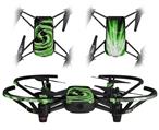 Skin Decal Wrap 2 Pack for DJI Ryze Tello Drone Alecias Swirl 02 Green DRONE NOT INCLUDED